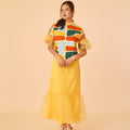 Puffer Sleeve with Flare Dress - Umbi