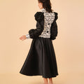 Puffer Top with Flare Dress - Umbi