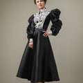 Puffer Top with Flare Dress - Umbi