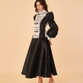 Puffer Top with Flare Dress - Umbi