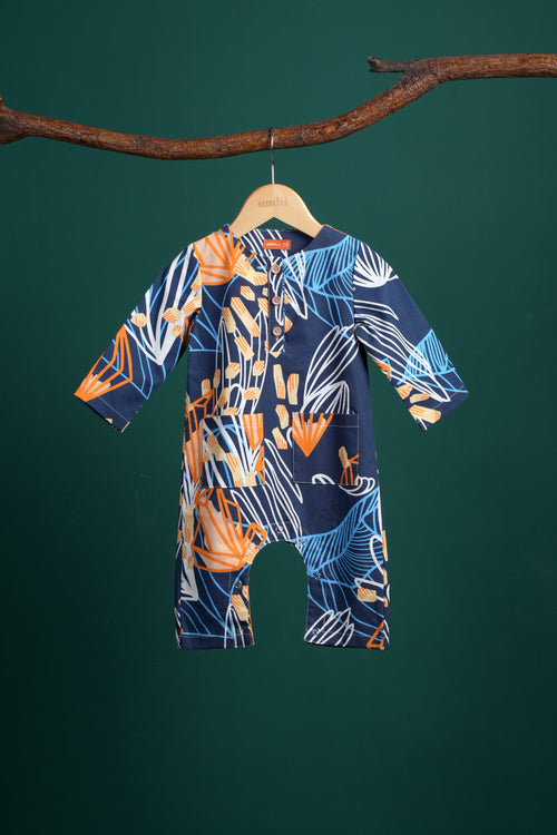 The Rimba Raya Baby Jumpsuit Senja Print