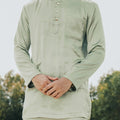  one set baju melayu pocket button long sleeve eid raya kenduri event wear 