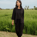 Sound of Nature Women 2 - IN - 1 Kebaya Top Black - Umbi