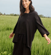 Sound of Nature Women 2 - IN - 1 Kebaya Top Black - Umbi