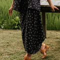 Sound of Nature Women Instant Wrap Skirt Melati Print - Umbi