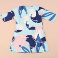 The Arte Baby Baju Kurung Dress Monet Print - Umbi