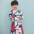 The Arte Baby Baju Kurung Dress Picasso Print - Umbi