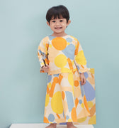 The Arte Baby Baju Kurung Dress Starry Print - Umbi