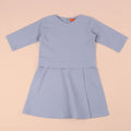 The Arte Baby Baju Kurung Dress Stone Blue - Umbi