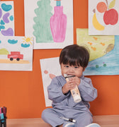 The Arte Baby Baju Melayu Set Stone Blue - Umbi