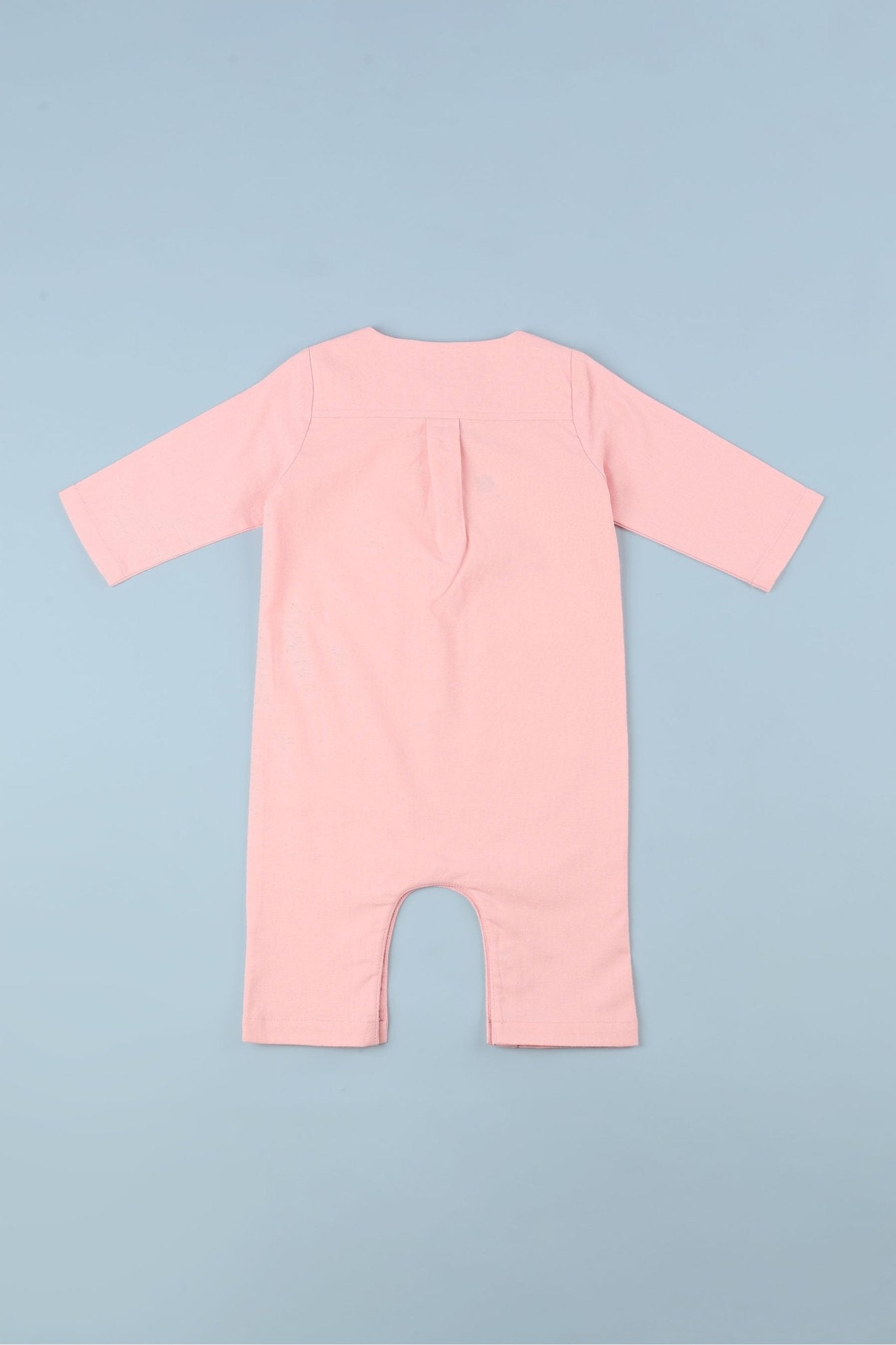 The Arte Baby Jumpsuit Soft Pink - Umbi