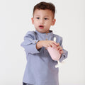 The Arte Boy Baju Melayu Set Stone Blue - Umbi