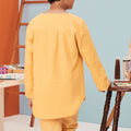 The Arte Boy Kurta Top Lemon Yellow - Umbi