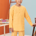 The Arte Boy Kurta Top Lemon Yellow - Umbi