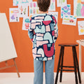 The Arte Boy Kurta Top Picasso Print - Umbi