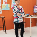 The Arte Boy Kurta Top Picasso Print - Umbi