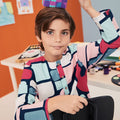 The Arte Boy Kurta Top Picasso Print - Umbi