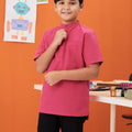 The Arte Boy Short Sleeves Shirt Fuchsia - Umbi