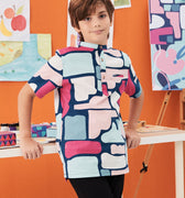 The Arte Boy Short Sleeves Shirt Picasso Print - Umbi