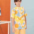 The Arte Boy Short Sleeves Shirt Starry Print - Umbi