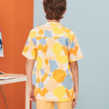 The Arte Boy Short Sleeves Shirt Starry Print - Umbi