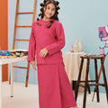 The Arte Girl Baju Kurung Top Fuchsia - Umbi