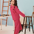 The Arte Girl Baju Kurung Top Fuchsia - Umbi