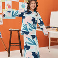 The Arte Girl Baju Kurung Top Monet Print - Umbi