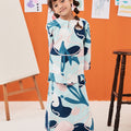 The Arte Girl Baju Kurung Top Monet Print - Umbi