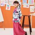 The Arte Girl Baju Kurung Top Picasso Print - Umbi