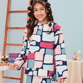 The Arte Girl Baju Kurung Top Picasso Print - Umbi