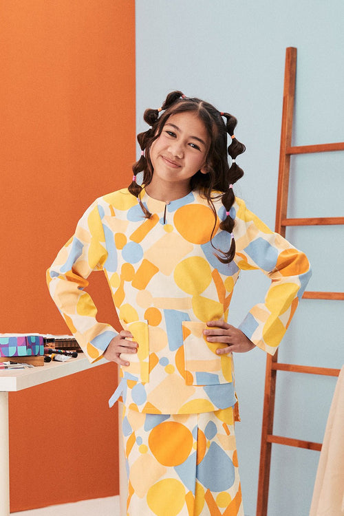 The Arte Girl Baju Kurung Top Starry Print