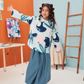 The Arte Girl Boxy Blouse Monet Print - Umbi