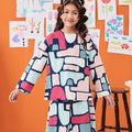 The Arte Girl Boxy Blouse Picasso Print - Umbi