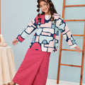 The Arte Girl Boxy Blouse Picasso Print - Umbi