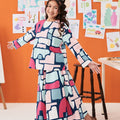 The Arte Girl Boxy Blouse Picasso Print - Umbi