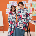 The Arte Girl Boxy Blouse Picasso Print - Umbi
