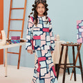 The Arte Girl Classic Skirt Picasso Print - Umbi