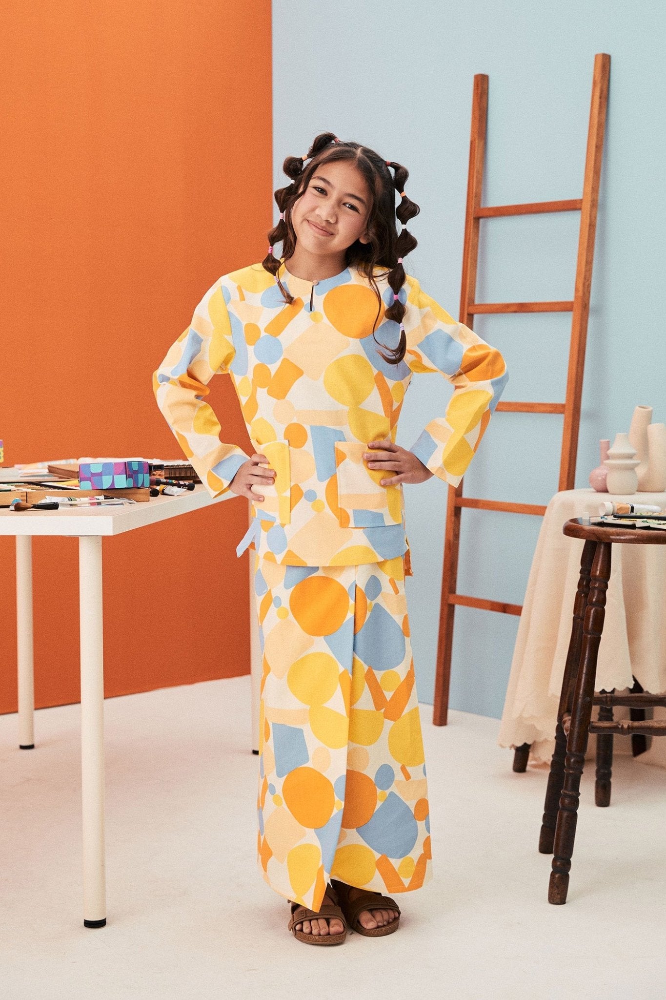 The Arte Girl Classic Skirt Starry Print - Umbi