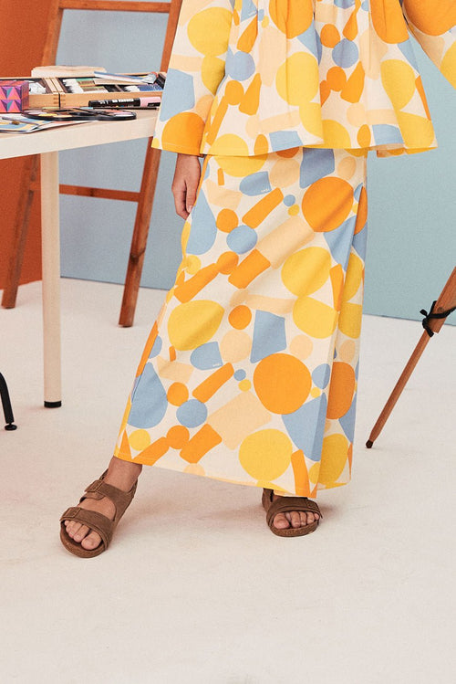 The Arte Girl Classic Skirt Starry Print