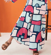 The Arte Girl Teacup Skirt Picasso Print - Umbi