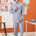 The Arte Men Baju Melayu Set Stone Blue - Umbi