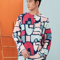 The Arte Men Kurta Top Picasso Print - Umbi