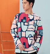 The Arte Men Kurta Top Picasso Print - Umbi