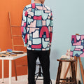 The Arte Men Kurta Top Picasso Print - Umbi