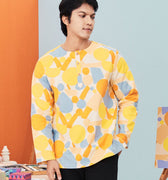 The Arte Men Kurta Top Starry Print - Umbi
