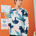 The Arte Men Modern Teluk Belanga Top Monet Print - Umbi