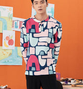 The Arte Men Modern Teluk Belanga Top Picasso Print - Umbi