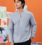 The Arte Men Modern Teluk Belanga Top Stone Blue - Umbi