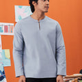 The Arte Men Modern Teluk Belanga Top Stone Blue - Umbi